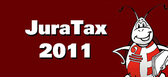 Logo JuraTax 2011 - Lien vers le site de JuraTax, permettant de remplir sa déclaration d'impôts en ligne
