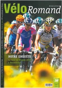 Page de couverture du magazine «Vélo Romand»