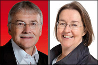 Elus jurassiens aux Conseil des Etats: Claude Hêche et Anne Seydoux-Christe