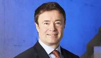Portrait de Michel Probst, ministre de l'Economie et de la Coopération
