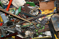 Elément décoratif - Déchets divers