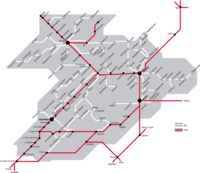Carte du réseau des transports dans le Jura - Touche ESC pour fermer la fenêtre