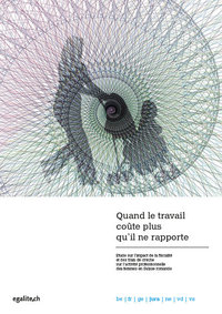 Couverture de la brochure «Quand le travail coûte plus qu'il ne rapporte» - Lien vers le fichier pdf de la brochure
