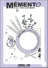 Couverture du Mémento de l'Ecole jurassienne - Lien sur le fichier pdf du Mémento
