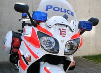 Moto de police