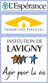 Photo-montage de différents logo d'institutions dans le domaine du placement extra-cantonal