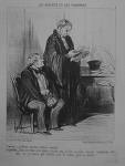 Elément décoratif - Dessin de Daumier