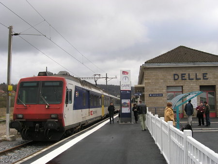 La gare de Delle