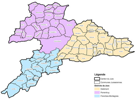 Communes du Jura
