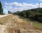 Allaine à Porrentruy, ouvrage de protection contre les crues (août 2011)