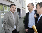 René Prêtre, Fabien Crelier et Michel Probst © Bist