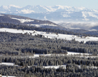 Les Alpes, vues à hauteur de Montfaucon 2