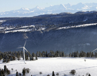 Mont-Crosin, les éoliennes