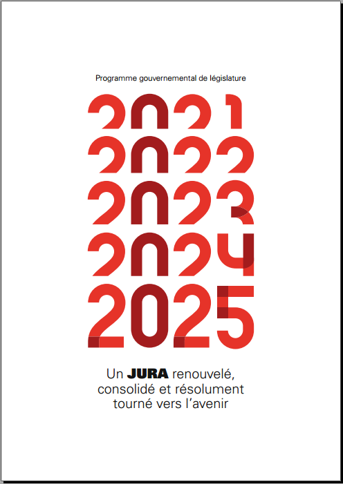 Couverture du programme de législature 2021 - 2025 - Lien vers le document PDF