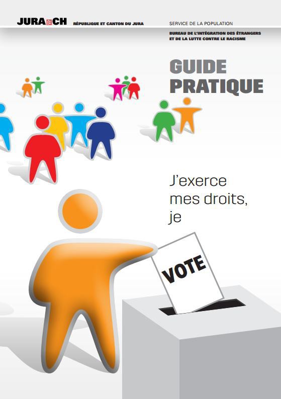 Page de couverture du Guide "J'exerce mes doits, je vote" - Lien vers le guide au format pdf