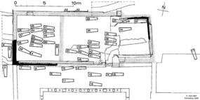 Plan des sarcophages monolithiques