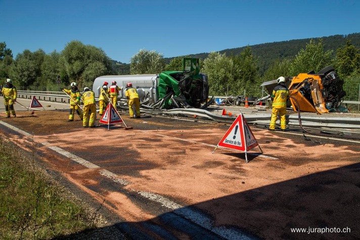 Accident hydrocarbures en juin 2016 sur l’A16 (M. Didier Gisiger, commandant CRISD)