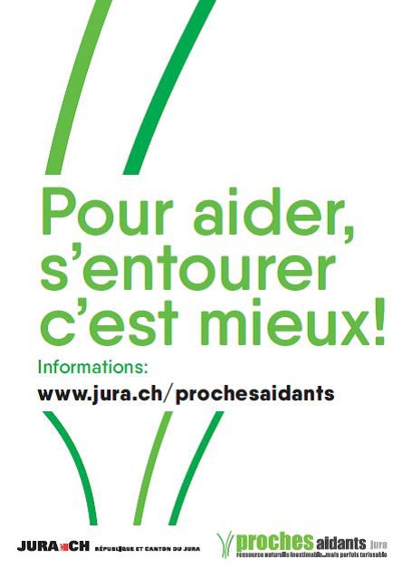Proches aidants carte distribuée aux communes et professionnels de la santé au Jura