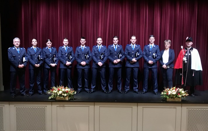 Cérémonie d'assermentation de la police cantonale jurassienne 2019