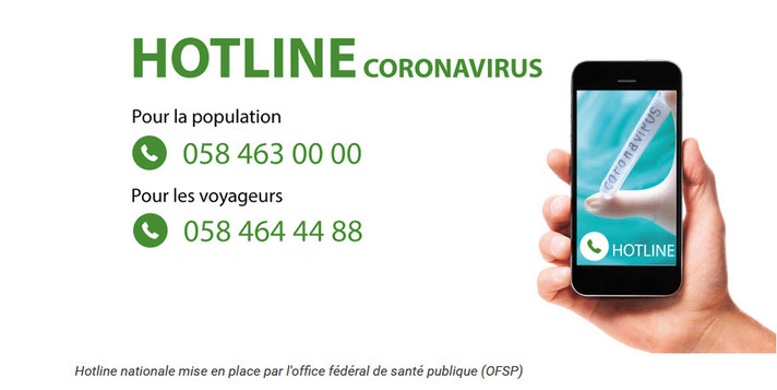 Coronavirus - Hotline (ouverture dans une nouvelle fenêtre)