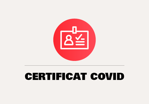 Certificat COVID - Lien vers les informations relatives au certificat COVID