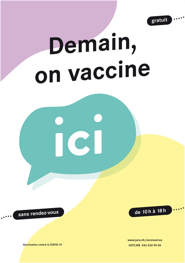 Affiche Demain on vaccine.