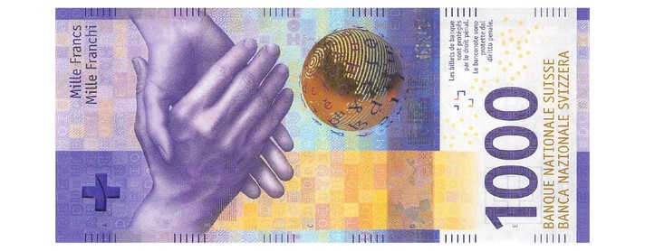 Billet de mille francs suisses