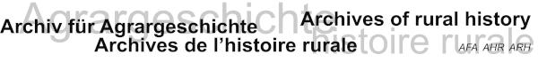 Logo des archives de l'histoire rurale