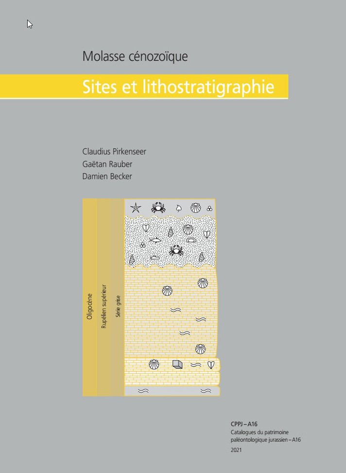 Page de couverture : Molasse cénozoïque - Sites et lithostratigraphie