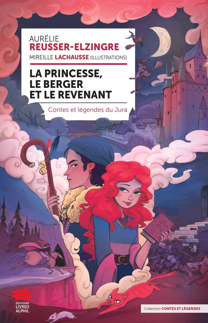 Couverture du livre "La Princesse, le berger et le revenant." (c) Editions Alphil, Mireille Lachausse_2023