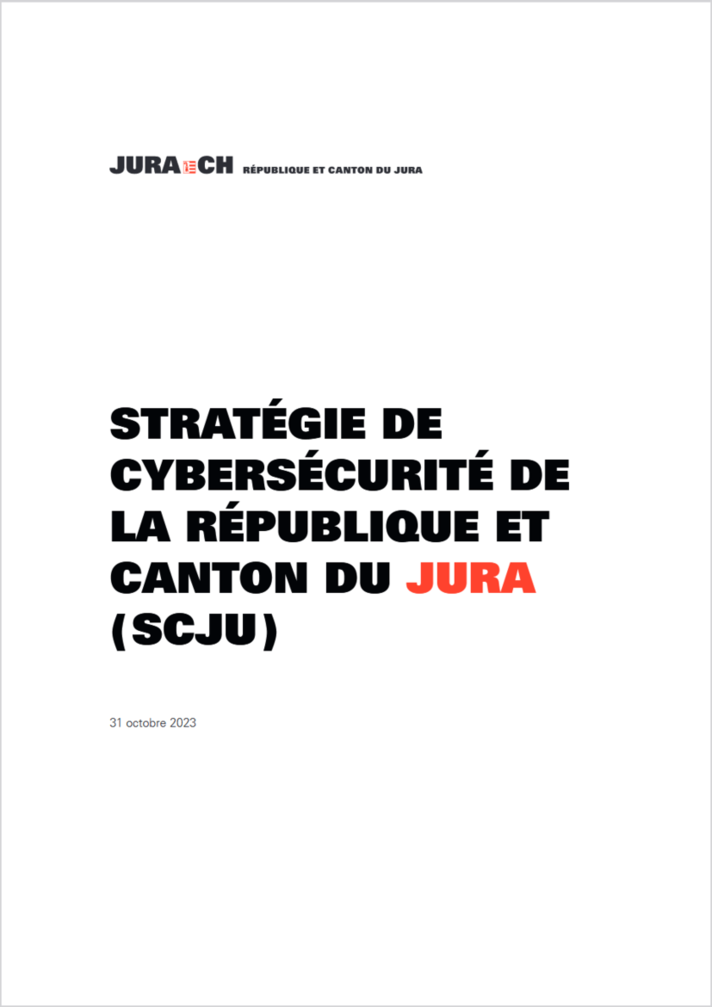Couverture de la stratégie de cybersécurité - Lien vers le fichier PDF