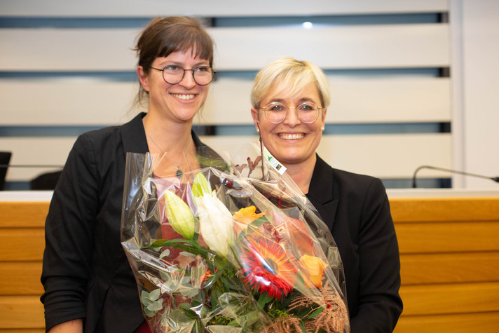 Pauline Godat et Rosalie Beuret Siess, les nouvelles présidentes du Parlement et Gouvernement 2024