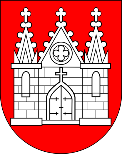 Armoiries de la ville et du futur district de Moutier.