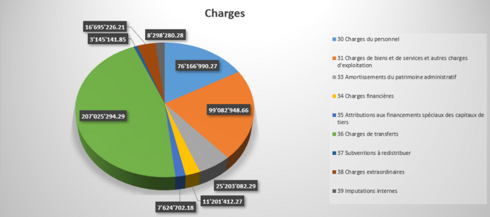 Répartition des charges consolidées 2024, par nature 