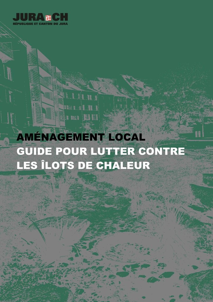 Page de couverture du guide pour lutter contre les îlots de chaleur