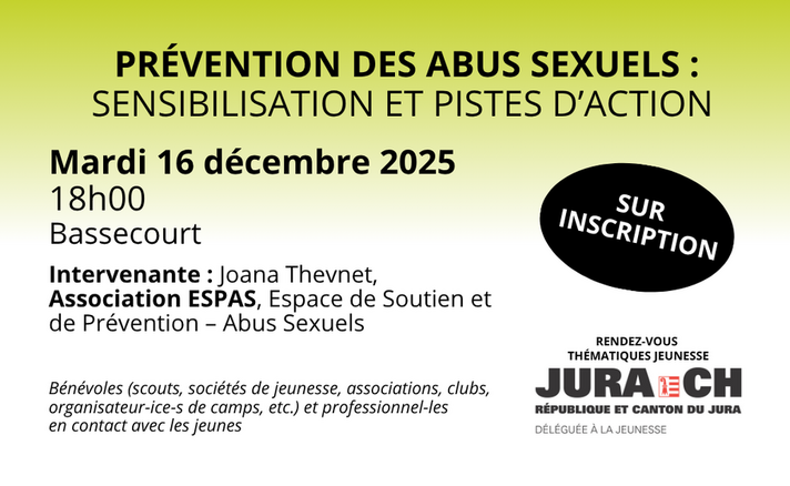 Invitation pour le deuxième Rendez-vous thématiques jeunesse