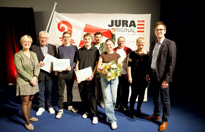 Photo de la cérémonie des Mérites sportifs jurassiens 2025. Photo: ©BIST/Roland J. Keller