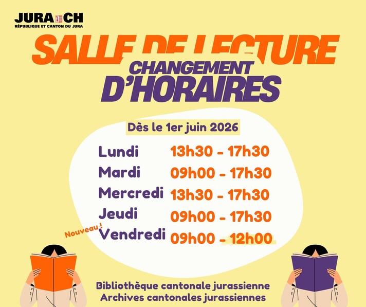 Horaires d'ouverture