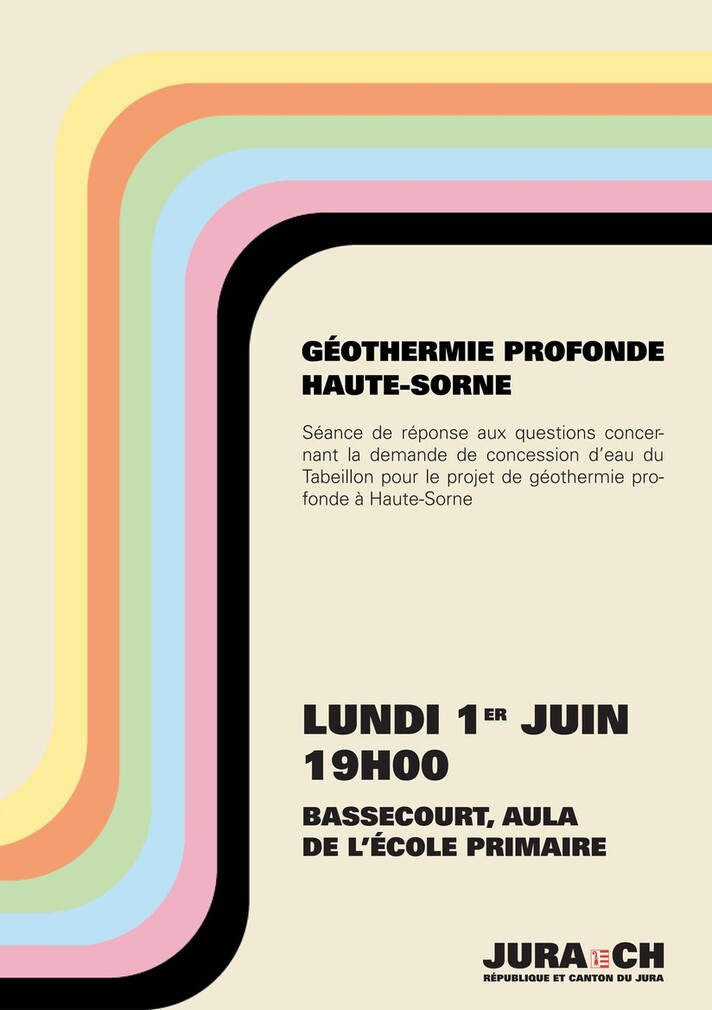 Flyer de la séance publique consacrée à la demande de concession pour le prélèvement d’eau dans le ruisseau du Tabeillon