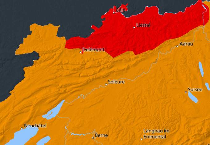 Alerte MétéoSuisse 28072026