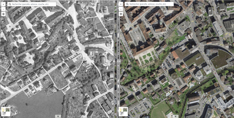 2) Quasi inexistence du trafic automobile à Delémont 