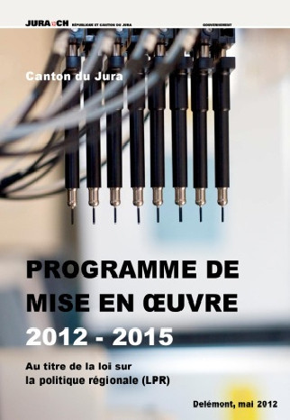 Page de couverture du programme de mise en oeuvre 2012-2015 de la politique régionale