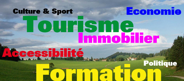 Logo du Jura - Paysage jurassien - Image symbolique  - Lien vers la pages Faits et Chiffres à propos du Jura