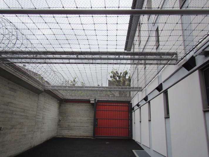 Prison de Delémont - Vue de la cour intérieure