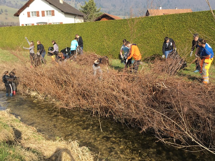 100 élèves au service de la nature à Haute-Sorne