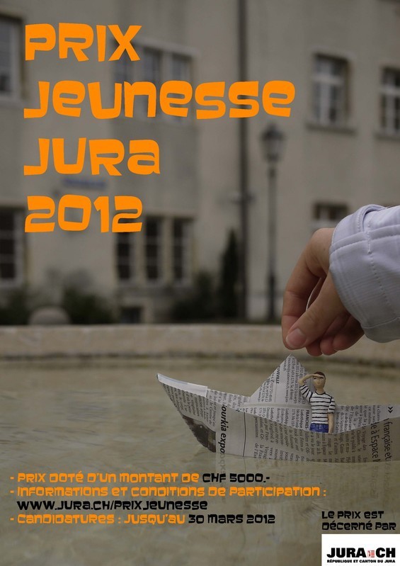 Page de couverture de l'affiche Prix Jeunesse Jura 2012