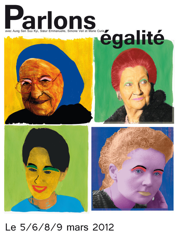Affiche «Parlons égalité» - Image décorative