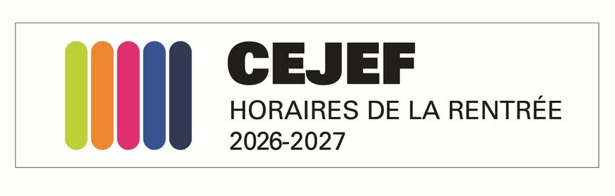 Horaires rentrée 2026-2027 pour les personnes débutant en août 2026