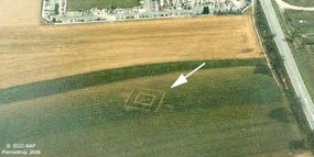 Vue du fanun lors du vol de reconnaissance et de photographie aérienne en 1983.