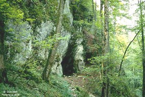 L'entrée de la grotte I de Saint-Brais est restée toujours bien accueillante.